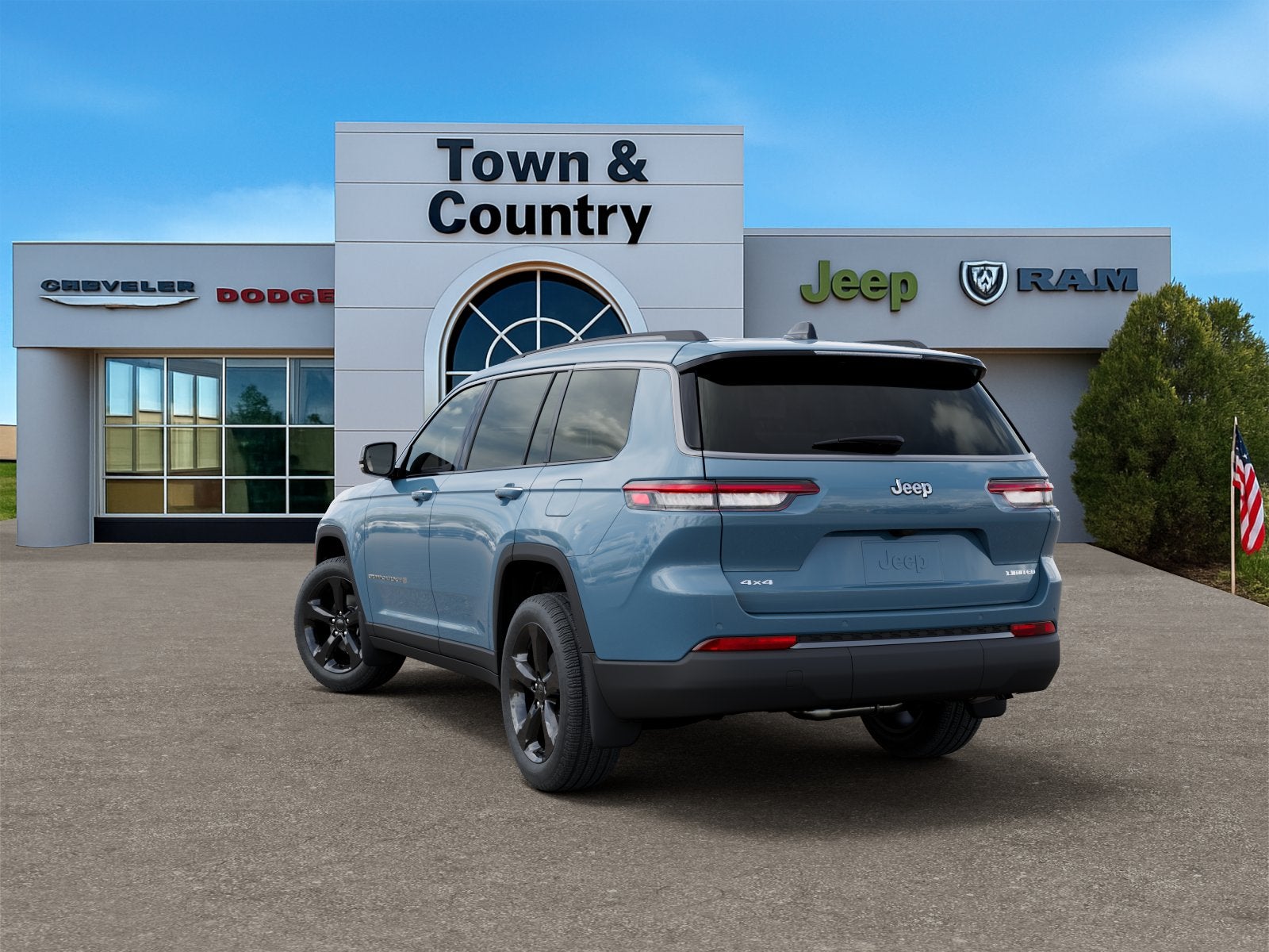 2026 Jeep Grand Cherokee — rear three-quarter view