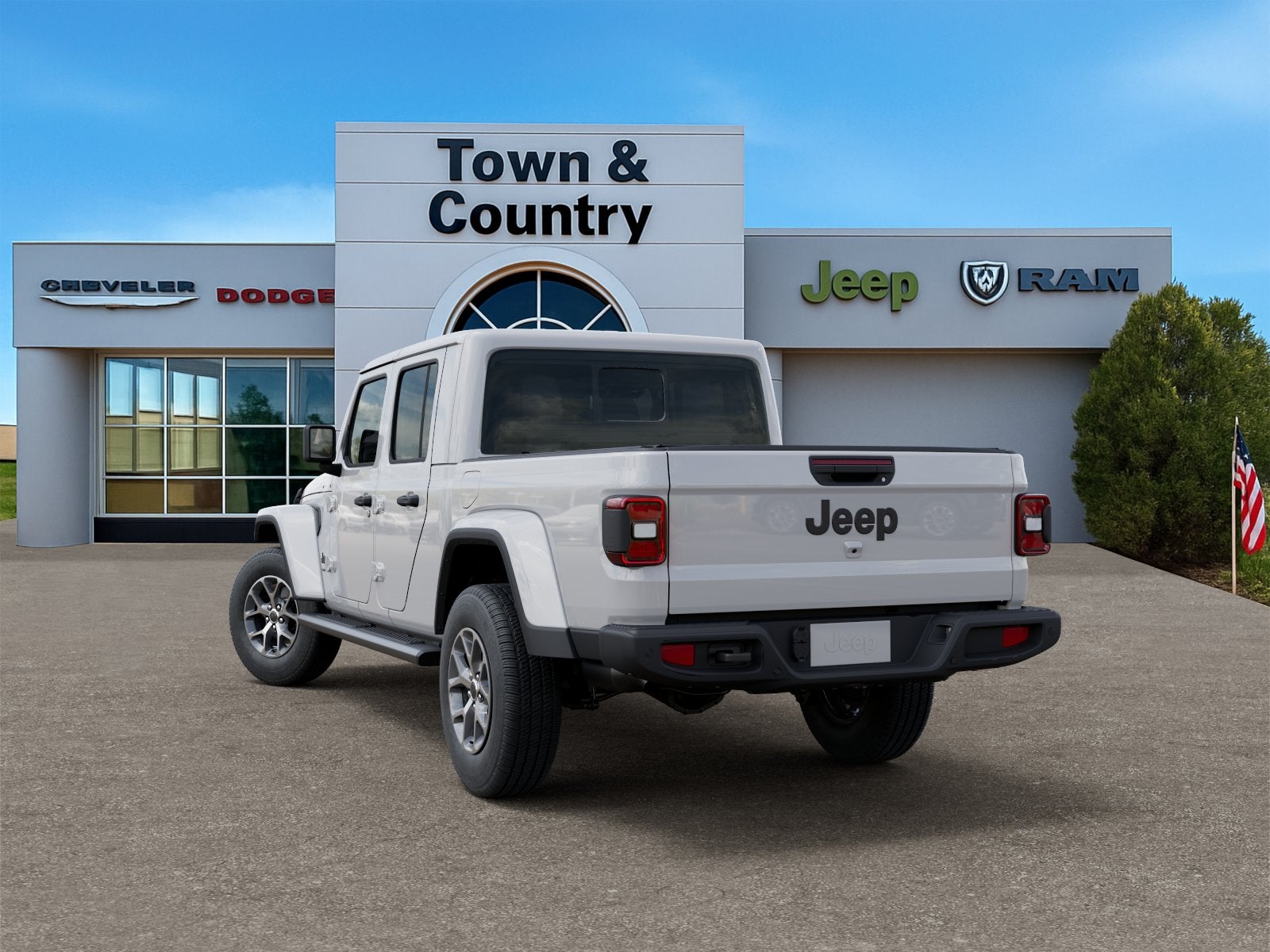 2026 Jeep Gladiator — rear three-quarter view