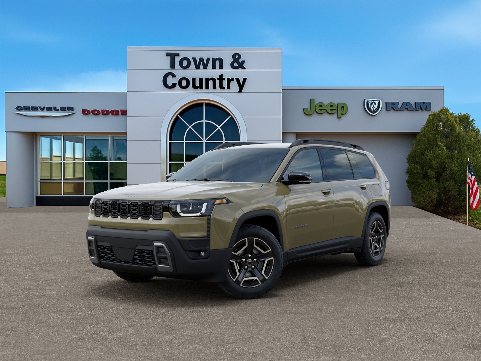 2026 Jeep Cherokee CHEROKEE LIMITED 4X4 in 41 Exterior Paint — front three-quarter view
