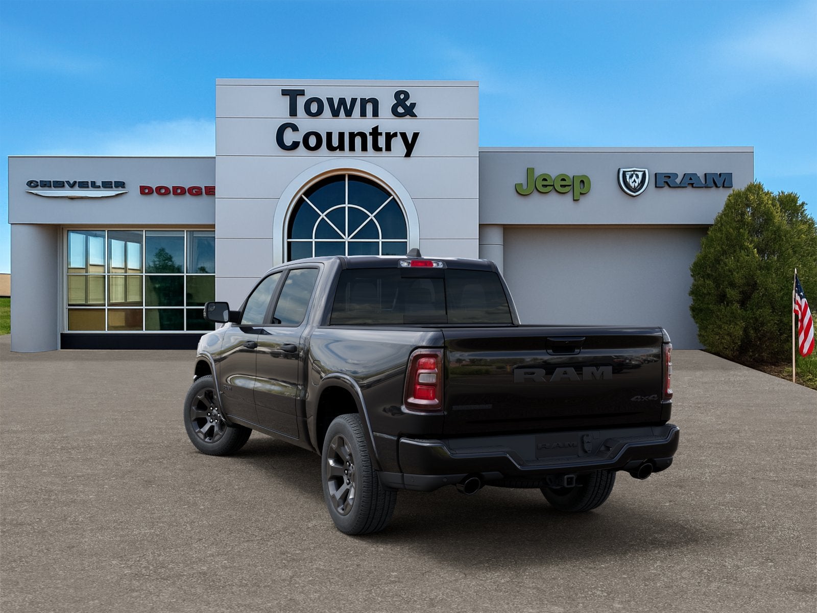 2026 RAM Ram 1500 — rear three-quarter view