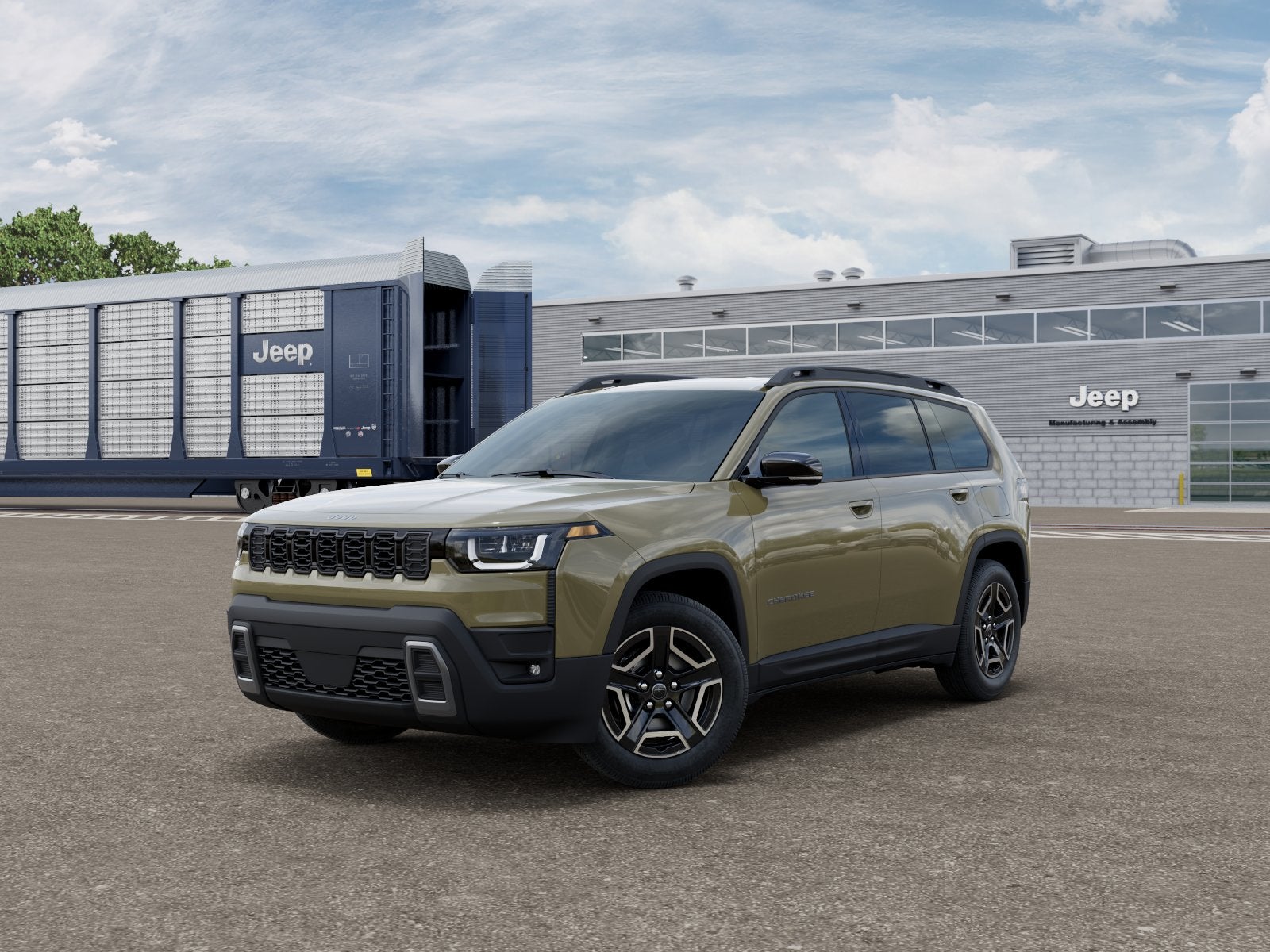 2026 Jeep Cherokee CHEROKEE LIMITED 4X4 in 41 Exterior Paint — front three-quarter view