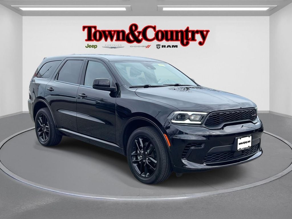 2023 Dodge Durango GT Launch Edition AWD in Db Black Clearcoat — front three-quarter view