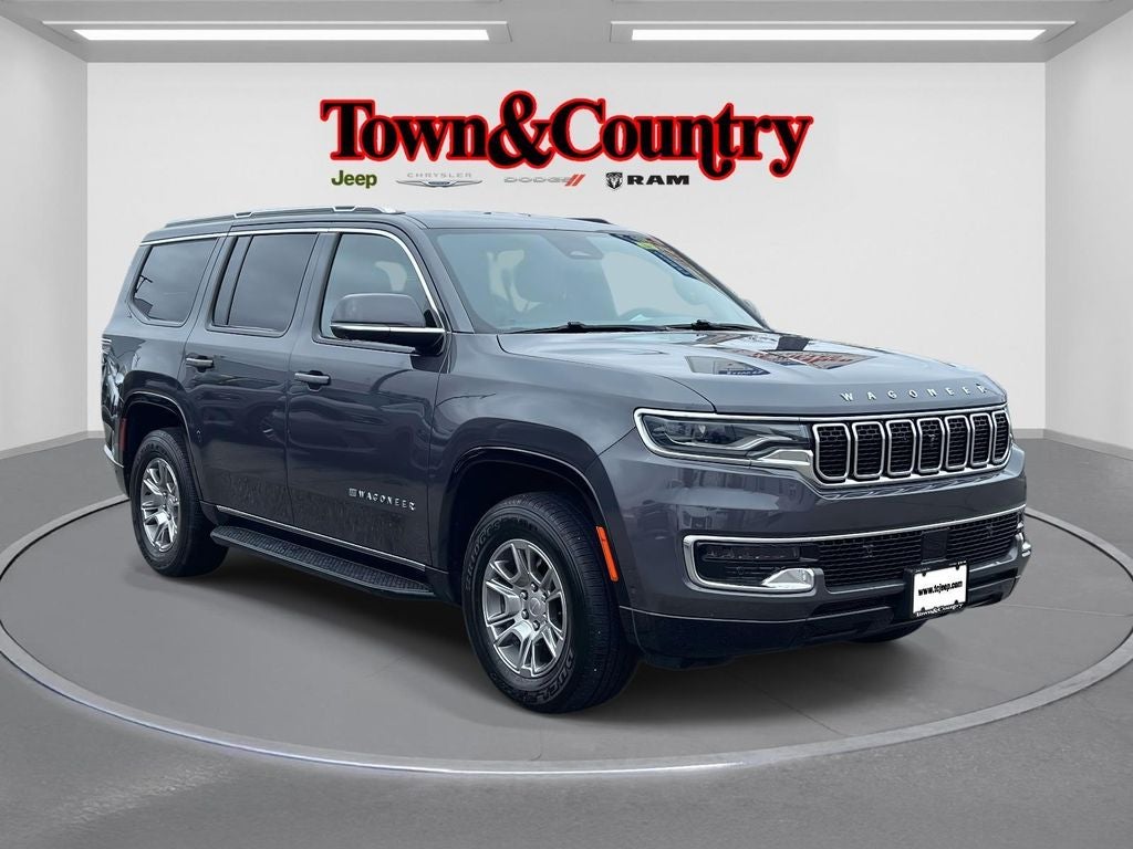 2022 Jeep Wagoneer Series I 4x4 in Baltic Gray Metallic Clearcoat — front three-quarter view